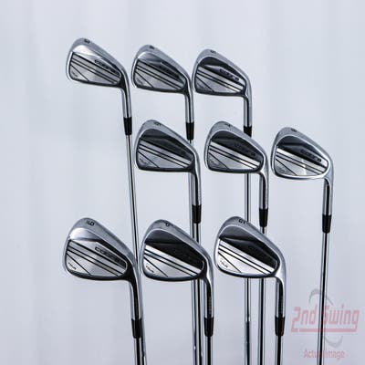 Cobra 2023 KING Tour Iron Set 3-PW AW FST KBS Tour $-Taper Steel X-Stiff Right Handed 38.25in