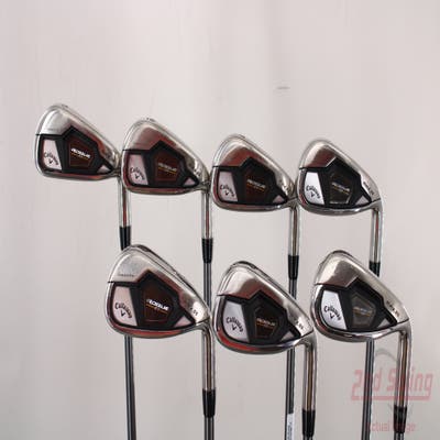 Callaway Rogue ST Max OS Iron Set 5-PW AW Aldila Synergy Blue 60 Graphite Stiff Right Handed 38.25in