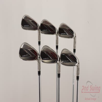 TaylorMade Stealth Iron Set 5-PW Project X LZ 5.5 Steel Regular Right Handed 38.5in