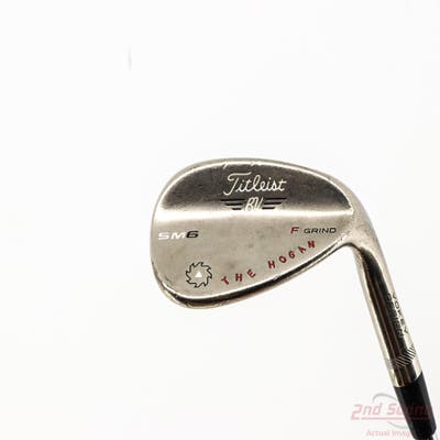 Titleist Vokey SM6 Tour Chrome Wedge Sand SW 56° 14 Deg Bounce F Grind FST KBS Tour Steel Wedge Flex Right Handed 35.5in
