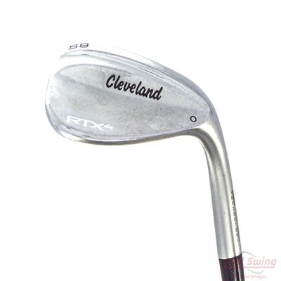 Cleveland RTX 4 Tour Satin Wedge Lob LW 58° 6 Deg Bounce Dynamic Gold Tour Issue S400 Steel Stiff Right Handed 35.5in