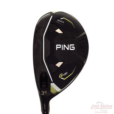Ping G430 MAX Fairway Wood 3 Wood 3W 15° Tour 2.0 Chrome 65 Graphite Stiff Left Handed 43.0in