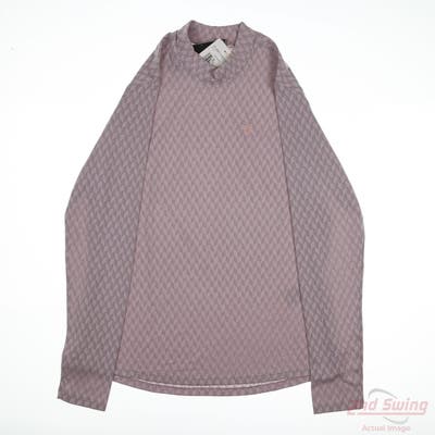 New W/ Logo Womens Adidas Long Sleeve Medium M Purple MSRP $30