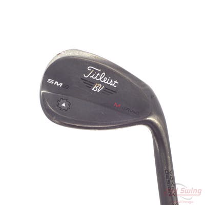 Titleist Vokey SM6 Jet Black Wedge Lob LW 58° 8 Deg Bounce M Grind Project X 6.5 Steel X-Stiff Right Handed 35.5in