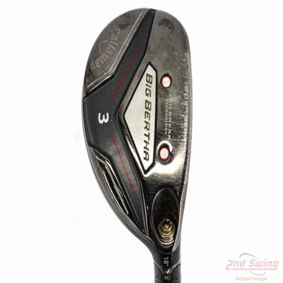 Callaway 2019 Big Bertha Hybrid 3 Hybrid 18° Project X HZRDUS Smoke Red RDX 80 Graphite Stiff Right Handed 39.25in