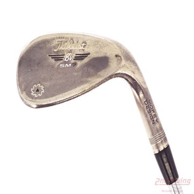 Titleist Vokey SM7 Brushed Steel Wedge Sand SW 56° 14 Deg Bounce F Grind True Temper Dynamic Gold 105 Steel Stiff Right Handed 35.0in