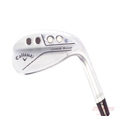 Callaway Jaws Raw Chrome Wedge Lob LW 58° 8 Deg Bounce Z Grind Dynamic Gold Spinner TI 115 Steel Wedge Flex Right Handed 35.0in