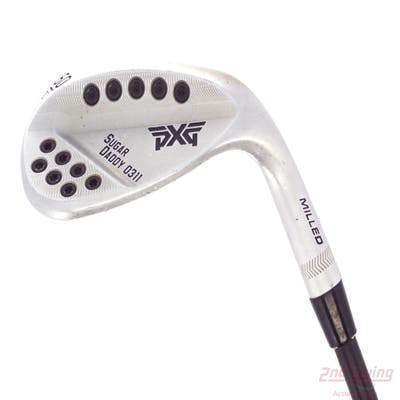 PXG 0311 Sugar Daddy Milled Chrome Wedge Lob LW 60° 7 Deg Bounce Mitsubishi MMT 80 Graphite Stiff Right Handed 36.0in