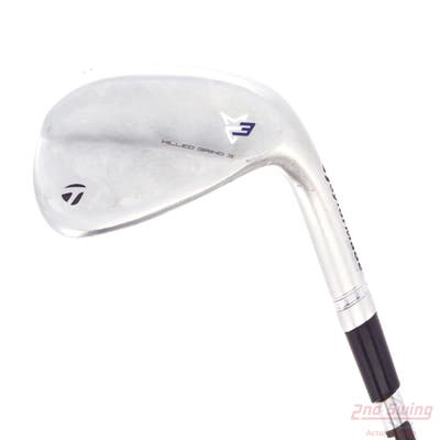 TaylorMade Milled Grind 3 Raw Chrome Wedge Sand SW 56° 12 Deg Bounce SB Dynamic Gold Tour Issue S200 Steel Stiff Right Handed 35.5in