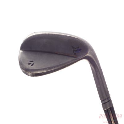 TaylorMade Milled Grind 3 Raw Black Wedge Lob LW 58° 11 Deg Bounce SB Dynamic Gold Tour Issue S200 Steel Stiff Right Handed 35.0in