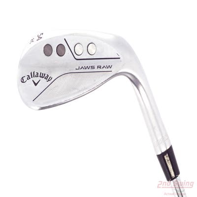 Callaway Jaws Raw Chrome Wedge Sand SW 54° 8 Deg Bounce C Grind Dynamic Gold Spinner TI 115 Steel Wedge Flex Right Handed 35.25in