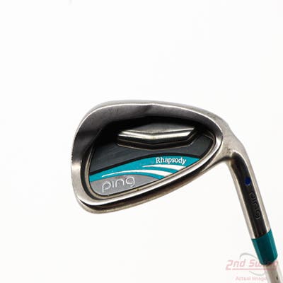 Ping 2015 Rhapsody Single Iron Pitching Wedge PW Ping ULT 220i Lite Graphite Ladies Right Handed Blue Dot 35.25in