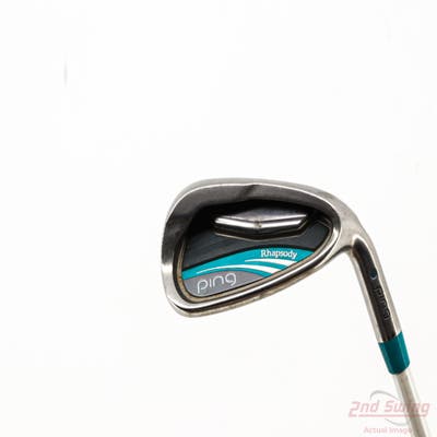 Ping 2015 Rhapsody Single Iron 9 Iron Ping ULT 220i Lite Graphite Ladies Right Handed Blue Dot 35.75in