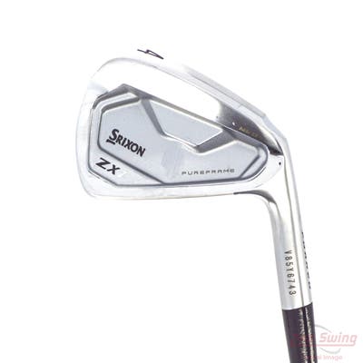 Mint Srixon ZX7 MK II Single Iron 4 Iron FST KBS Tour C-Taper Lite 110 Graphite Stiff Right Handed 39.5in