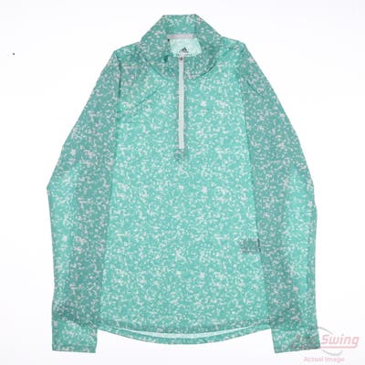 New Womens Adidas Long Sleeve X-Small XS Green MSRP $36