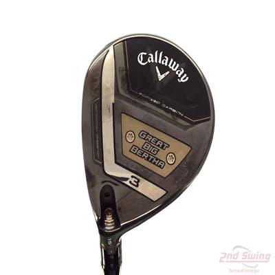 Callaway Great Big Bertha 23 Fairway Wood 3 Wood 3W 15° UST Helium Nanocore IP 40 Graphite Senior Left Handed 43.25in