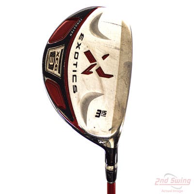 Tour Edge Exotics XCG3 Fairway Wood 3 Wood 3W 15° Fujikura Motore Exotics Graphite Stiff Right Handed 43.25in