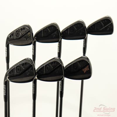 PXG 0311 XP GEN6 Double Black Iron Set 5-PW GW Aerotech SteelFiber i70 Private Reserve Graphite Regular Left Handed -1"