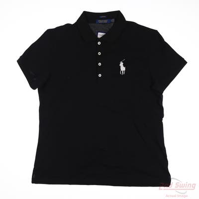 New Womens Ralph Lauren Polo Large L Black MSRP $100