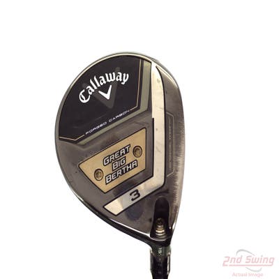 Callaway Great Big Bertha 23 Fairway Wood 3 Wood 3W 15° UST Mamiya Helium Nanocore 40 Graphite Ladies Right Handed 42.0in