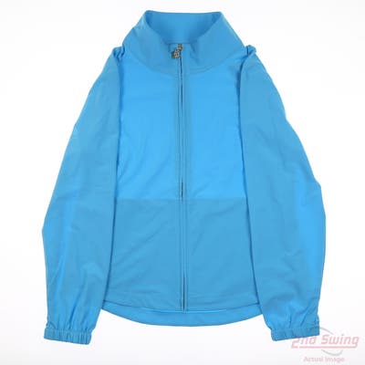 New Womens Lilly Pulitzer Full Zip Small S Blue MSRP $168