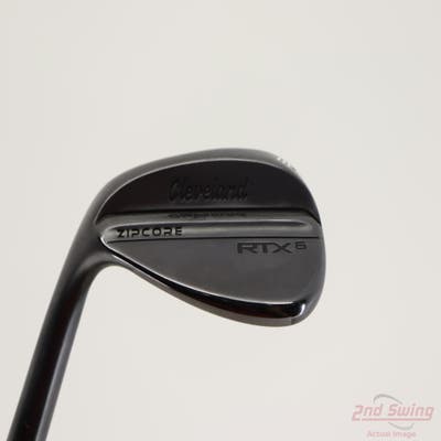 Cleveland RTX 6 ZipCore Black Satin Wedge Sand SW 56° 10 Deg Bounce Mid Project X LZ 6.0 Steel Stiff Left Handed 35.5in