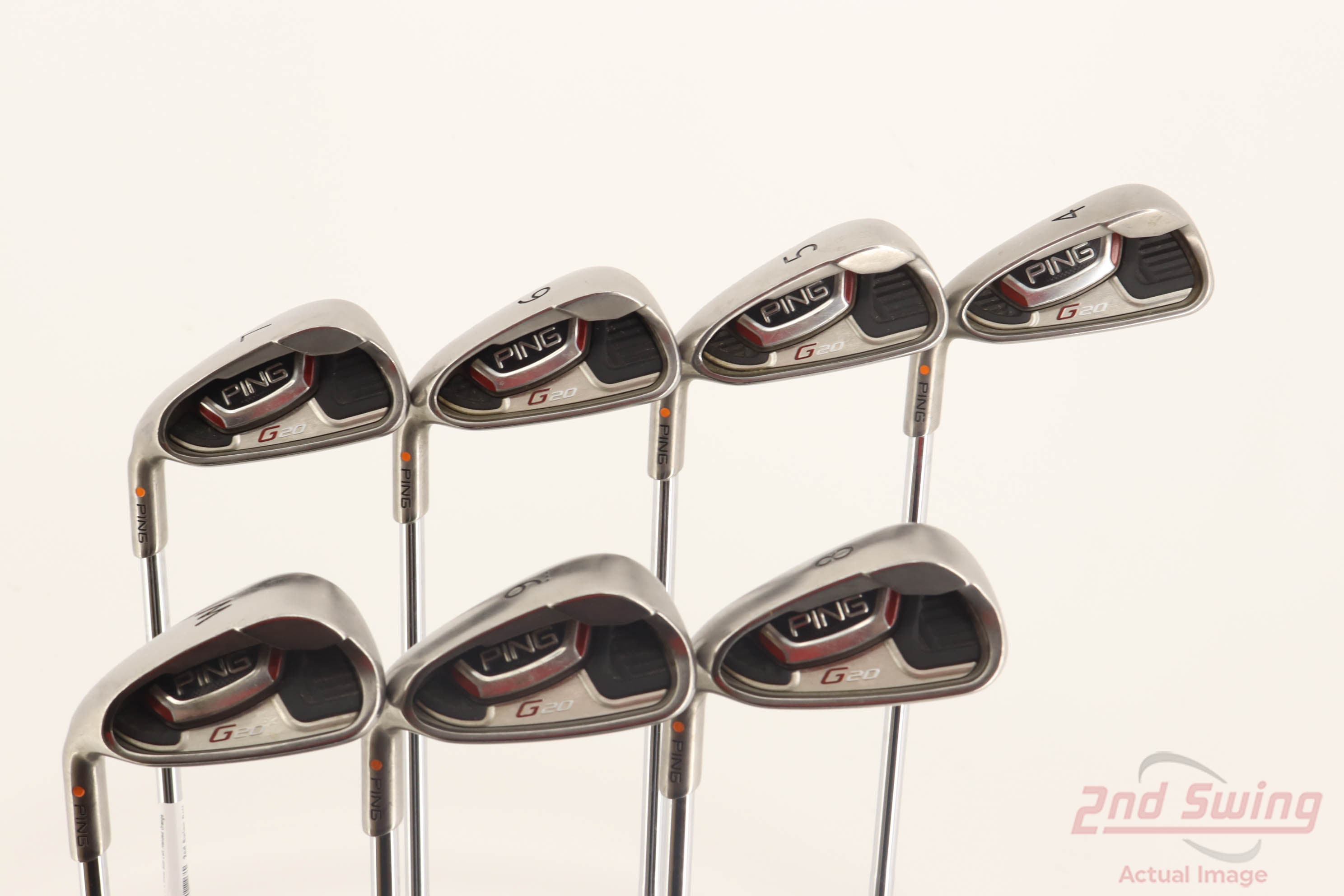 PING G20アイアンセット 7本セット 5i〜S PING G20 アイアン7本セット CFS(#5-#9・PW・U) S