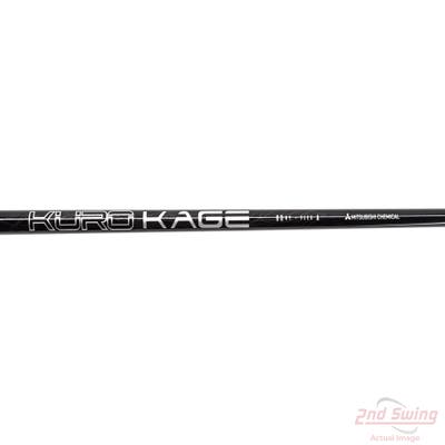 Used W/ Titleist Adapter Mitsubishi Rayon Kuro Kage Black 60 60g Hybrid Shaft Senior 38.75in