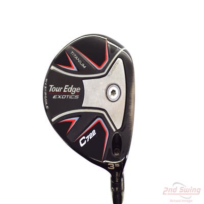 Tour Edge Exotics C722 Fairway Wood 3 Wood 3W 15° Fujikura Ventus 4t Core 5 Graphite Regular Right Handed 43.5in
