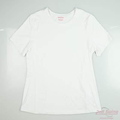 New Womens Kinona T-Shirt X-Small XS White MSRP $45