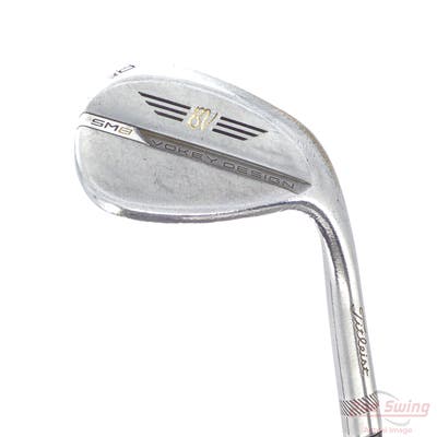 Titleist Vokey SM8 Tour Chrome Wedge Lob LW 60° 8 Deg Bounce M Grind Dynamic Gold Tour Issue S400 Steel Stiff Right Handed 35.25in