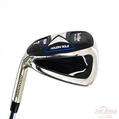 Tour Edge Hot Launch E524 Ironwood Single Iron 7 Iron True Temper Elevate MPH 95 Steel Regular Left Handed 36.5in