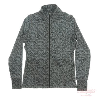 New Womens Straight Down Jacket Small S Charcoal MSRP $100