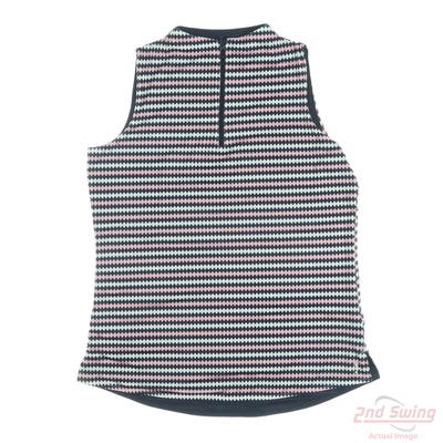 New Womens Belyn Key Sleeveless Reversible Polo XX-Small XXS Multi MSRP $50