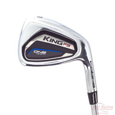 Cobra KING F9 Speedback One Length Single Iron 8 Iron FST KBS Tour 90 Steel Regular Right Handed 37.25in