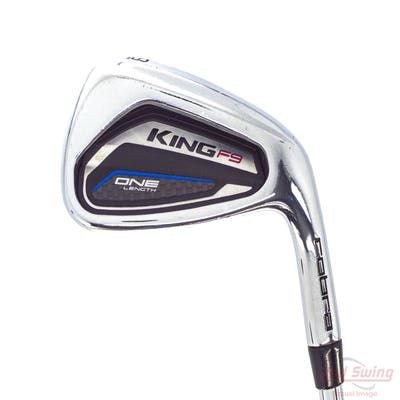 Cobra KING F9 Speedback One Length Single Iron 9 Iron FST KBS Tour 90 Steel Regular Right Handed 37.25in