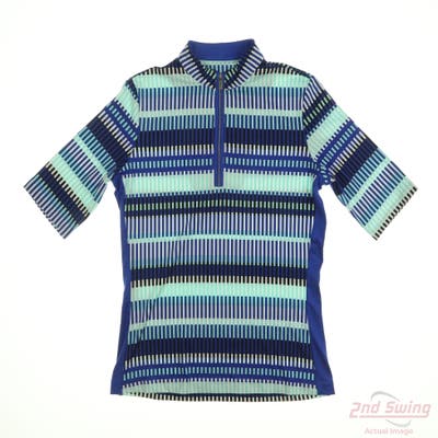 New Womens Tail Polo X-Small XS Blue MSRP $100