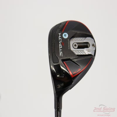 TaylorMade Stealth 2 Plus Fairway Wood 3 Wood 3W 15° Mitsubishi Kai'li Red 65 Graphite Regular Left Handed 43.5in