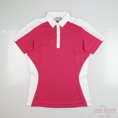 New Womens Galvin Green Polo Small S Multi MSRP $100