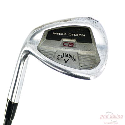 Callaway Mack Daddy CB Wedge Sand SW 56° 14 Deg Bounce FST KBS Hi-Rev G Graphite Wedge Flex Left Handed 35.25in