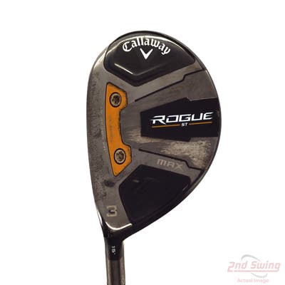 Callaway Rogue ST Max Fairway Wood 3 Wood 3W 15° Mitsubishi Tensei AV Blue 65 Graphite Regular Left Handed 43.25in