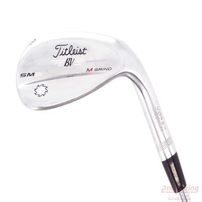 Titleist Vokey SM6 Tour Chrome Wedge Lob LW 58° 8 Deg Bounce M Grind SM6 BV Steel Wedge Flex Right Handed 35.0in