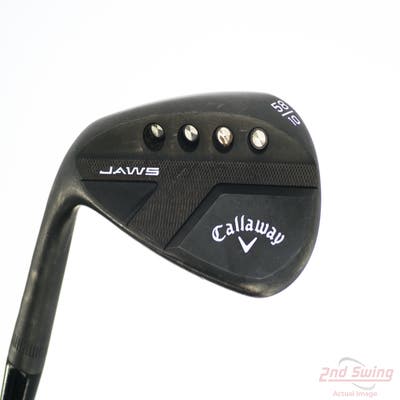 Callaway Jaws Full Toe Raw Black Wedge Lob LW 58° 10 Deg Bounce True Temper Dynamic Gold 115 Steel Ladies Left Handed 35.0in