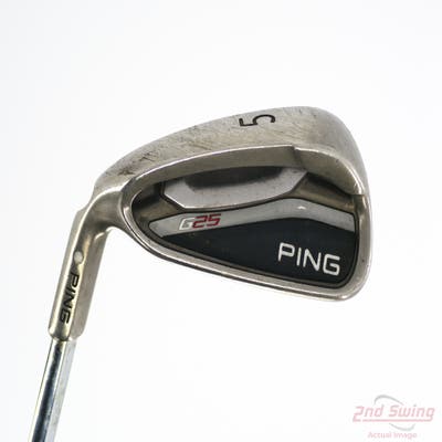 Ping G25 Single Iron 5 Iron Ping CFS Steel X-Stiff Left Handed White Dot 38.5in