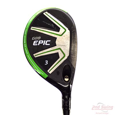 Callaway GBB Epic Fairway Wood 3 Wood 3W 15° Mitsubishi Diamana M+ Green 50 Graphite Ladies Right Handed 42.25in