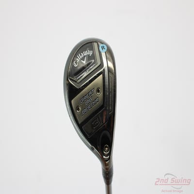 Callaway Great Big Bertha 23 Hybrid 3 Hybrid 18° UST Mamiya Helium Nanocore 60i IP Finish Graphite Regular Right Handed 41.0in