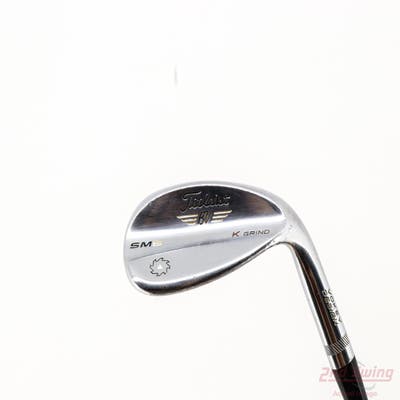 Titleist Vokey SM6 Tour Chrome Wedge Lob LW 58° 12 Deg Bounce K Grind SM6 BV Steel Wedge Flex Right Handed 35.0in