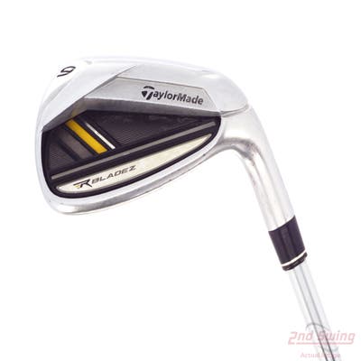 TaylorMade Rocketbladez Single Iron 9 Iron Stock Steel Shaft Steel Stiff Right Handed 36.0in