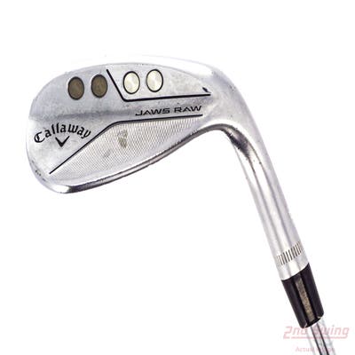 Callaway Jaws Raw Chrome Wedge Lob LW 58° 10 Deg Bounce S Grind FST KBS Tour $-Taper Lite Steel Wedge Flex Right Handed 35.5in