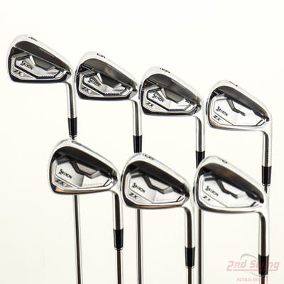 Srixon ZX7 MK II Iron Set 4-PW FST KBS Tour $-Taper Steel Stiff Right Handed +3 1/4"